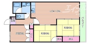 千里グランドハイツ宮脇の物件間取画像